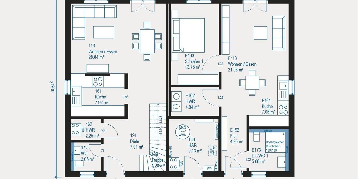Modernes Mehrfamilienhaus mit Platz für individuelle Wünsche - Mehrfamilienhaus, Wohnhaus Marloffstein Rathsberg | Angebot:27634502