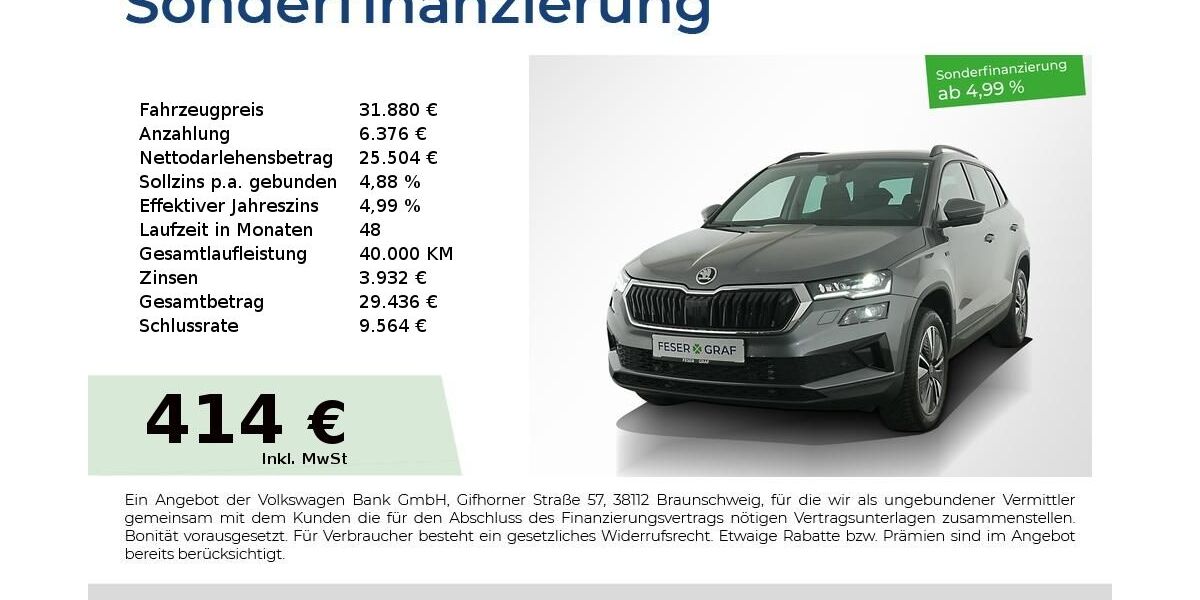 Skoda Karoq 27.450 km 30.770 &euro; Nürnberg 90441