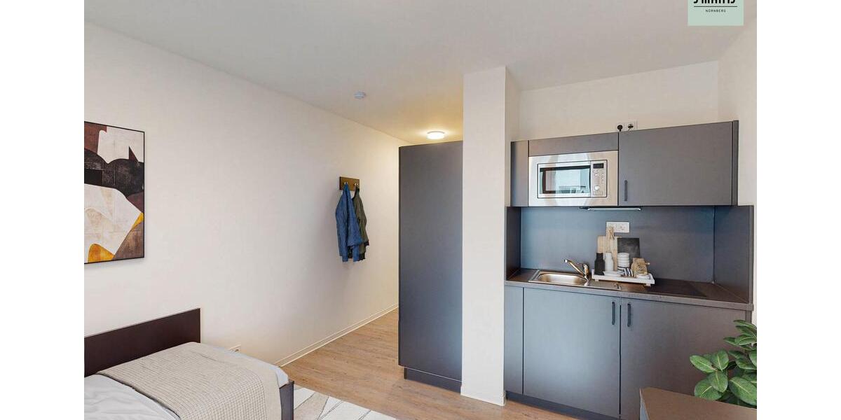 Etagenwohnung Nürnberg Gleißhammer - 1 Zimmer, 21 m&sup2;, 490&euro; | Angebot:25477724