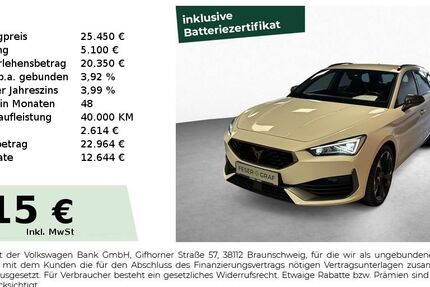Cupra Leon 45.100 km 25.450 &euro; Schwabach 91126