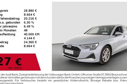Audi A3 21.426 km 28.880 &euro; Nürnberg 90411