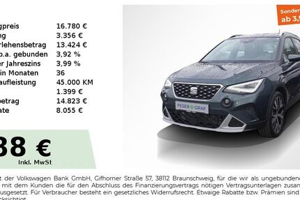 Seat Arona 38.800 km 15.980 &euro; Fürth 90763
