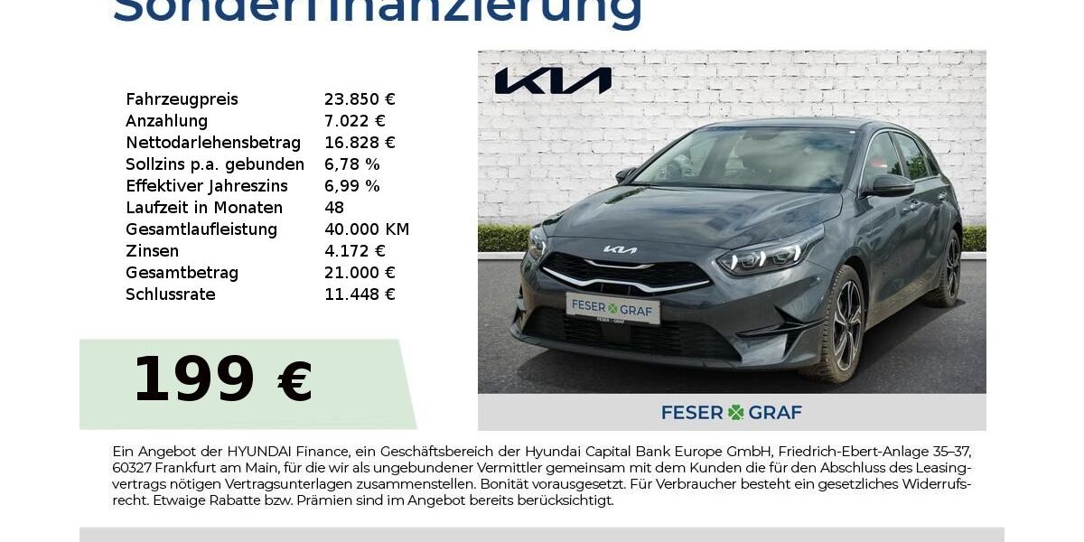 Kia ceed / Ceed 31.250 km 23.850 &euro; Roth 91154