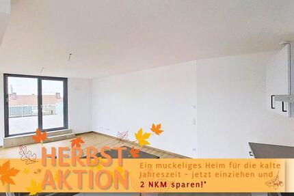 *** Herbstaktion *** Sparen Sie sich die ersten 2 Kaltmieten: Weitläufige 3-Zimmer-Wohnung mit EBK und atemberaubender DACHTERRASSE in Neubauquartier NEO zimmer