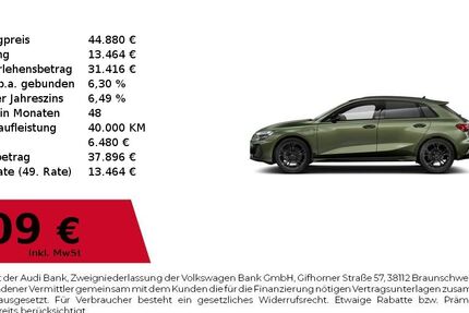 Audi A3 7.000 km 43.440 &euro; Nürnberg 90411