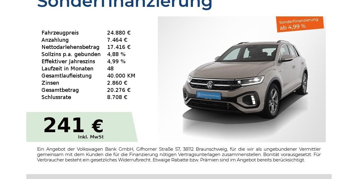 VW T-Roc 85.250 km 24.440 &euro; Nürnberg 90441