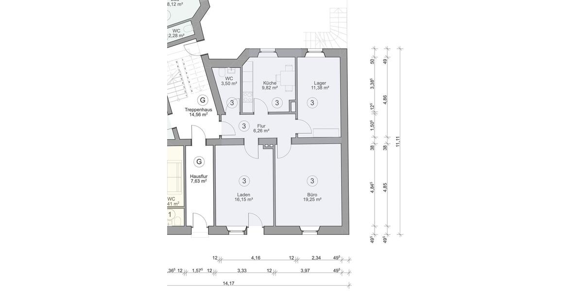 Raum für Ideen – Geschäftsräume in guter Lage zimmer