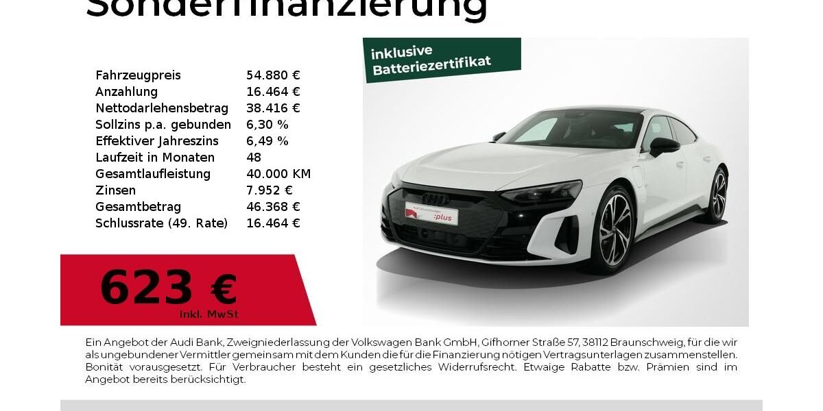 Audi e-tron GT 53.950 km 54.880 &euro; Nürnberg 90411