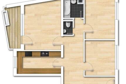 Mögeldorf - helle Wohnung Büro mit Balkon 3 zimmer