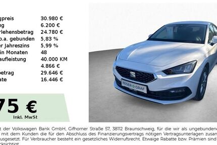 Seat Leon 9.990 km 30.980 &euro; Schwabach 91126