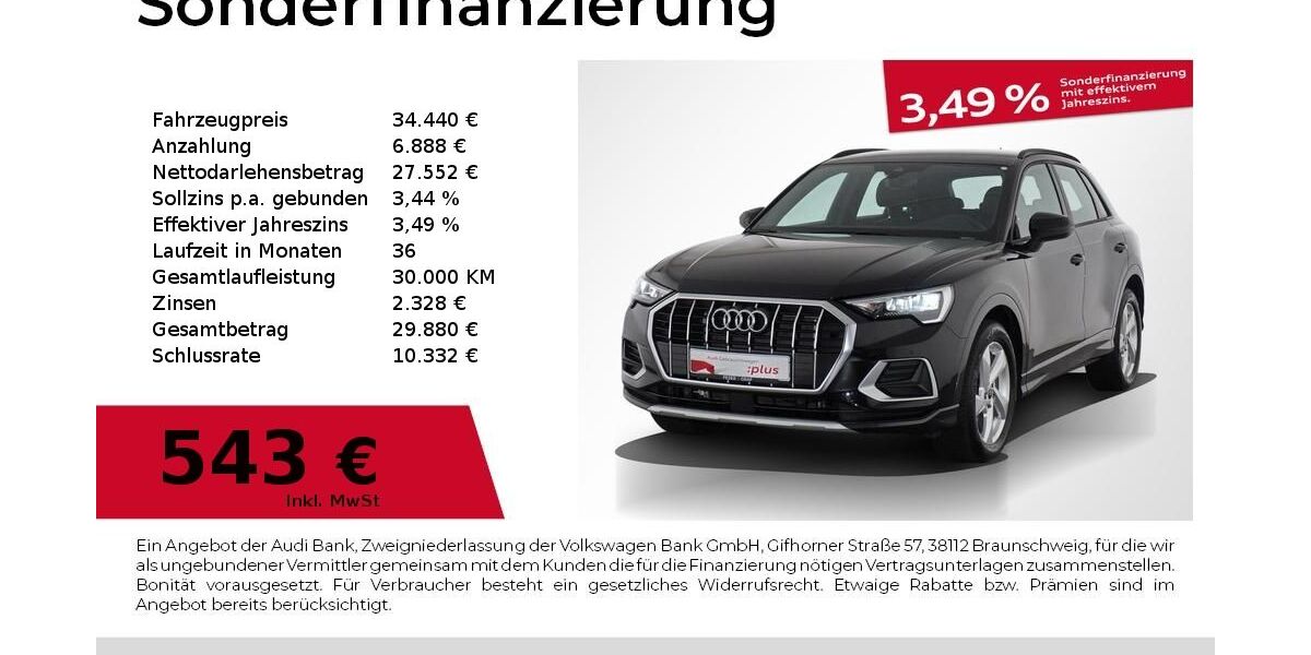 Audi Q3 28.951 km 32.880 &euro; Nürnberg 90441