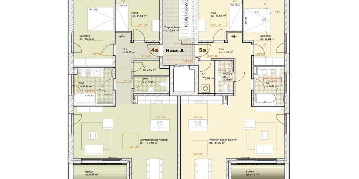 Etagenwohnung Roßtal - 3 Zimmer, 95 m&sup2;, 479.000&euro; | Angebot:25602549