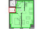Etagenwohnung Nürnberg Seeleinsbühl - 2 Zimmer, 46 m&sup2;, 700&euro; | Angebot:26834290