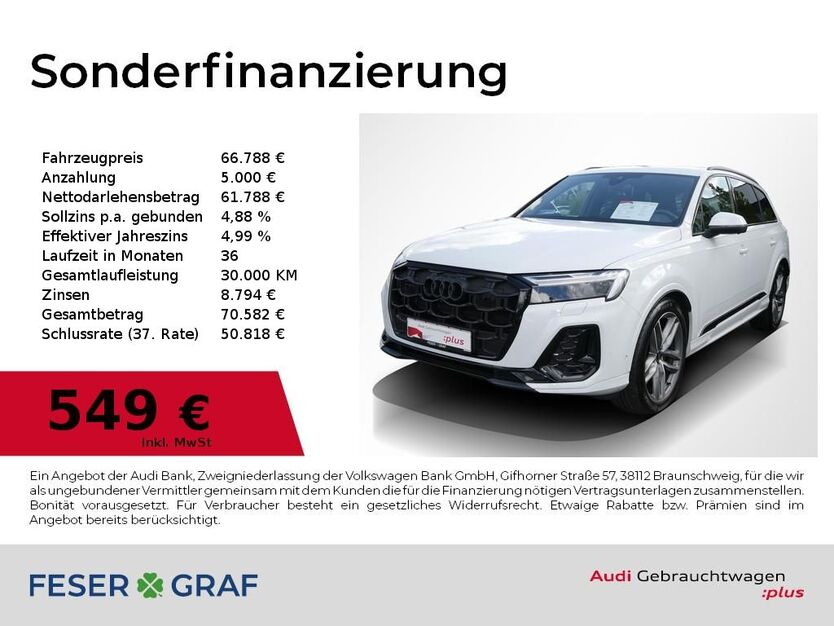 Audi Q7 11.945 km 66.788 € Lauf an der Pegnitz 91207