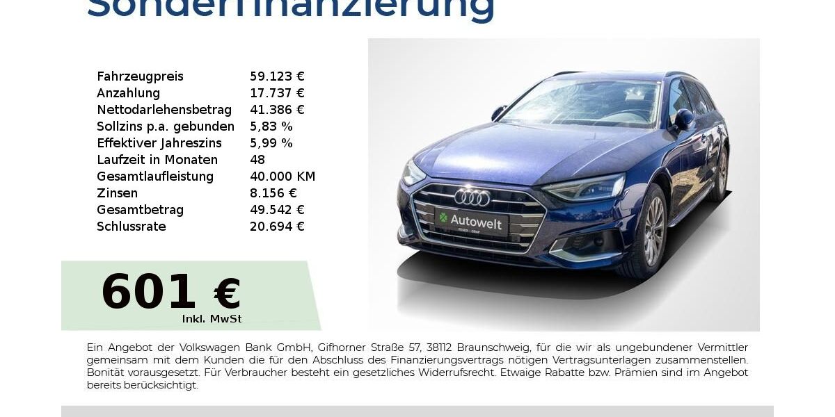 Audi A4 111.750 km 59.123 &euro; Nürnberg 90431
