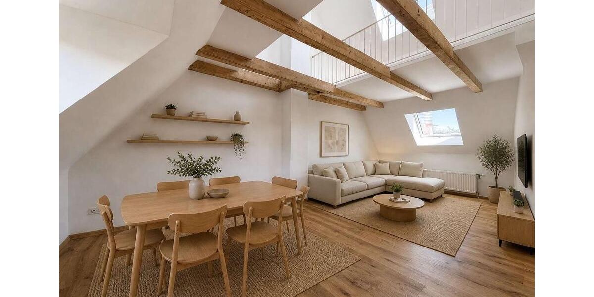 Maisonettenwohnung Nürnberg Altstadt, St. Lorenz - 2 Zimmer, 84 m&sup2;, 1.280&euro; | Angebot:26413850