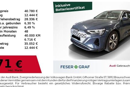 Audi Q8 e-tron 26.900 km 40.780 &euro; Nürnberg 90411