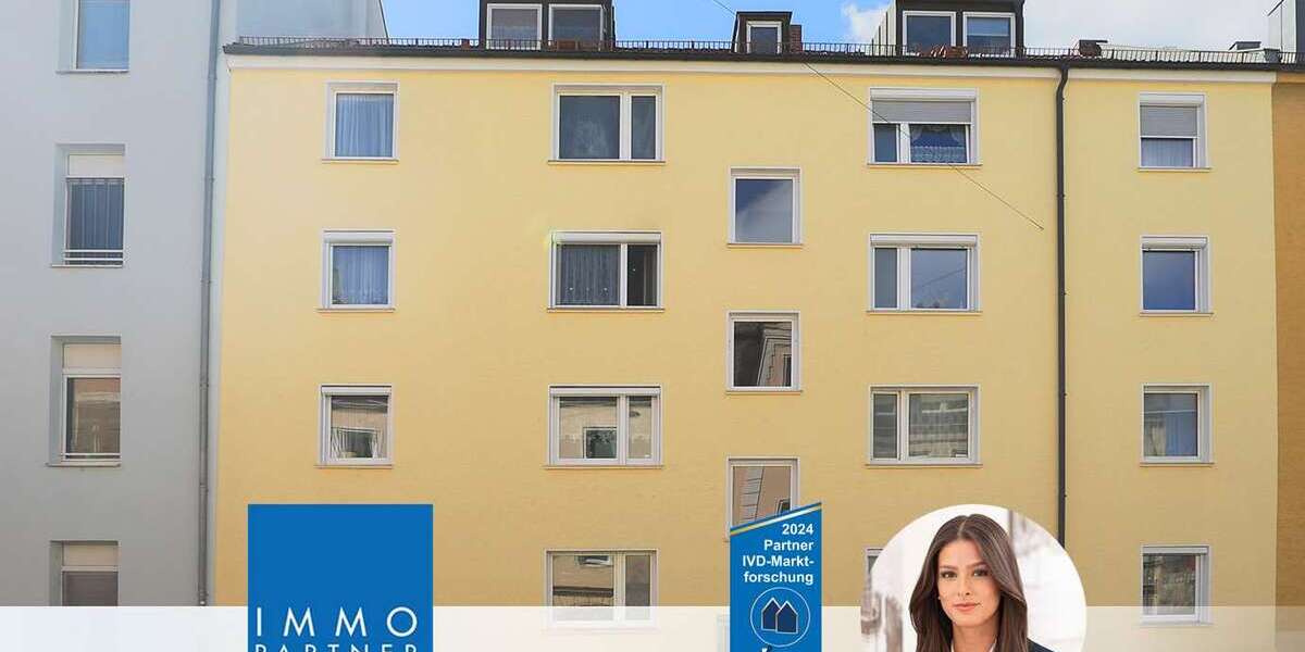 Etagenwohnung Fürth Südstadt - 2 Zimmer, 60 m&sup2;, 159.000&euro; | Angebot:26268956