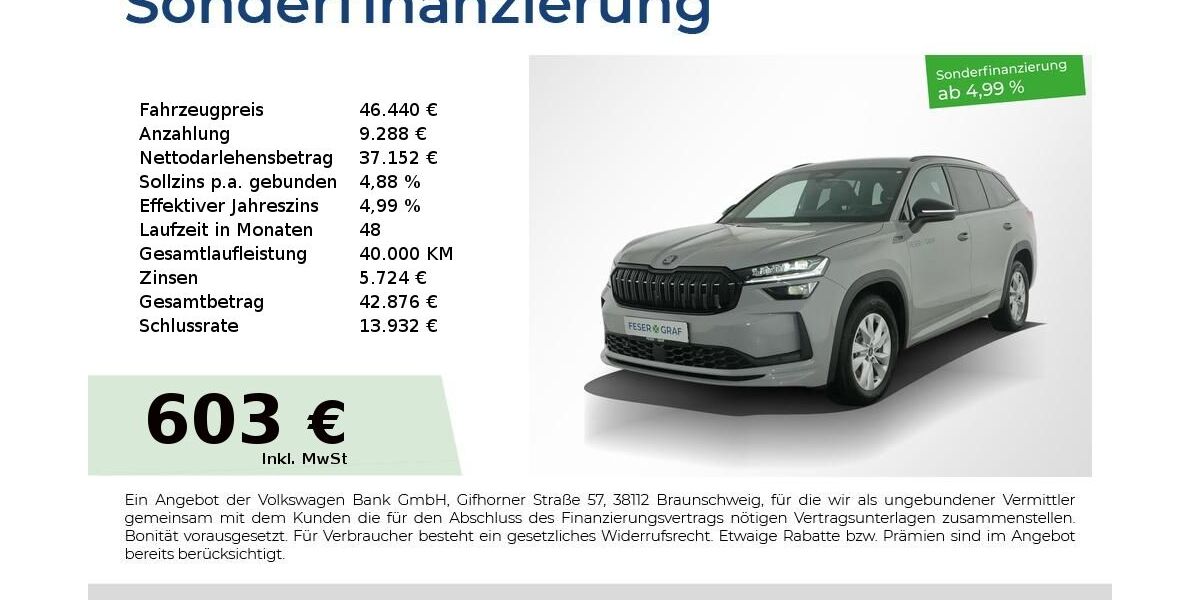 Skoda Kodiaq 9.900 km 45.890 &euro; Nürnberg 90441