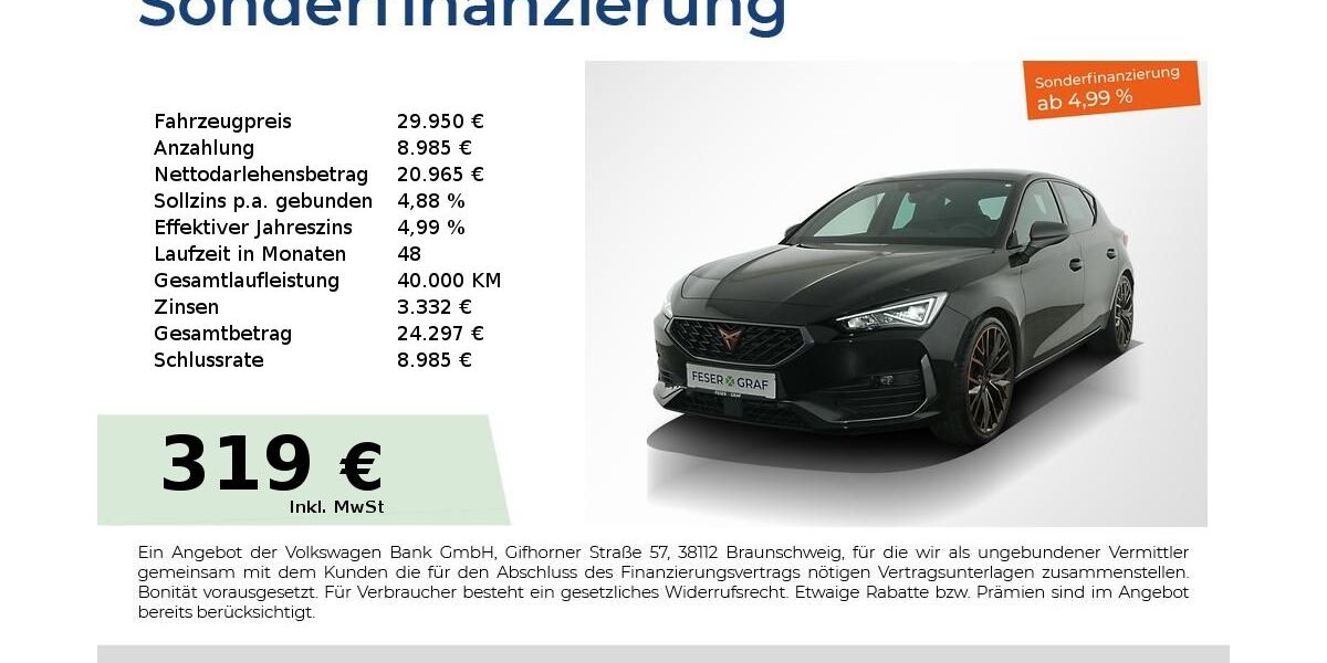 Cupra Leon 26.650 km 29.950 &euro; Nürnberg 90441
