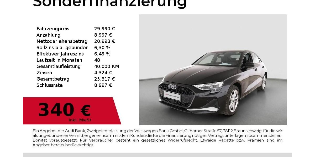 Audi A3 21.531 km 29.990 &euro; Lauf an der Pegnitz 91207
