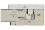 Etagenwohnung Nürnberg Steinbühl - 2 Zimmer, 65 m&sup2;, 950&euro; | Angebot:26741046