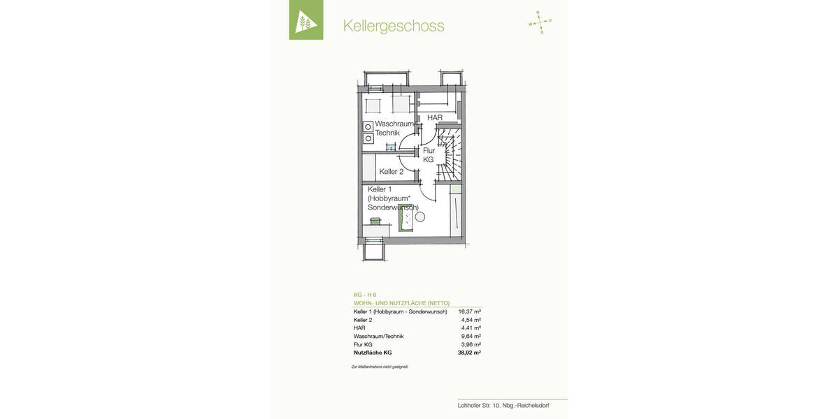 Reihenmittelhaus Nürnberg Lohhof - 4 Zimmer, 110 m&sup2;, 2.000&euro; | Angebot:26487160