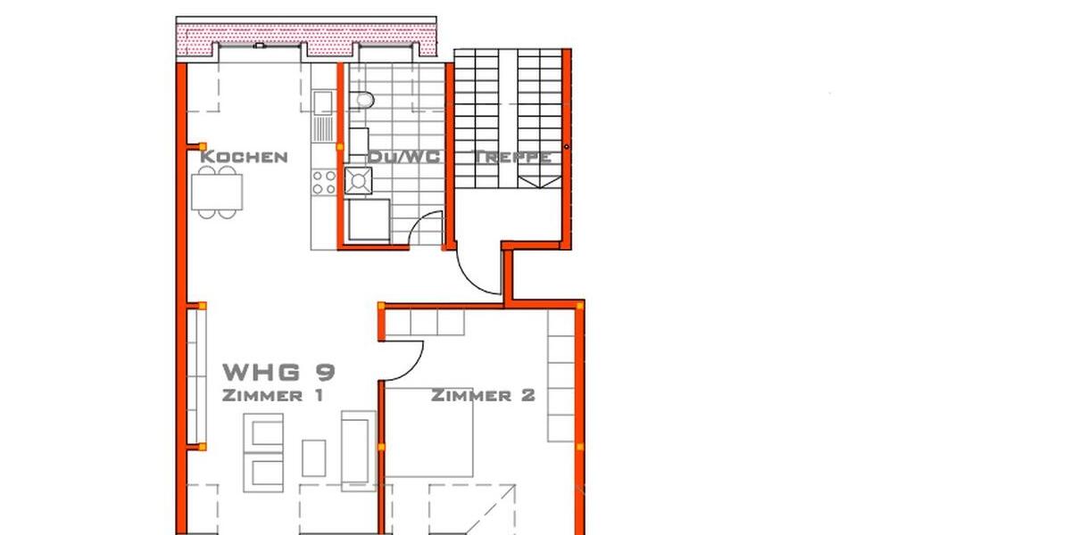 Dachgeschoßwohnung Fürth Südstadt - 2 Zimmer, 68 m&sup2;, 840&euro; | Angebot:26586929