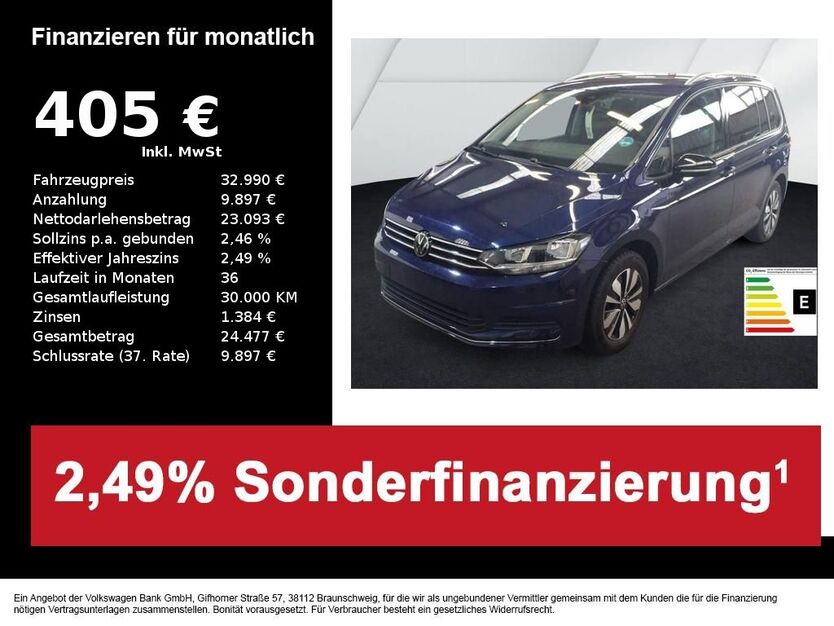 VW Touran 21.786 km 32.990 € Hilpoltstein 91161