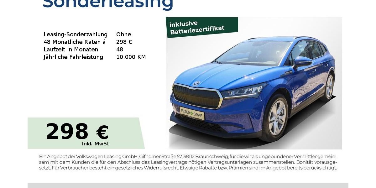 Skoda Enyaq 19.750 km 23.440 &euro; Herzogenaurach 91074