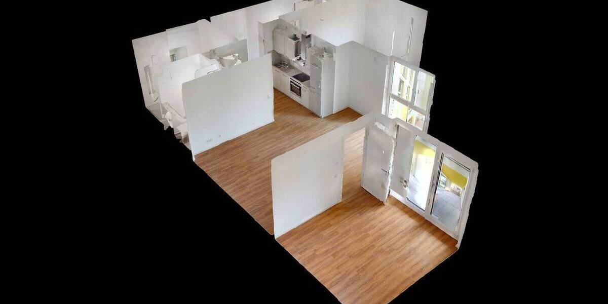 Etagenwohnung Nürnberg Zerzabelshof - 3 Zimmer, 75 m&sup2;, 1.243&euro; | Angebot:26816324