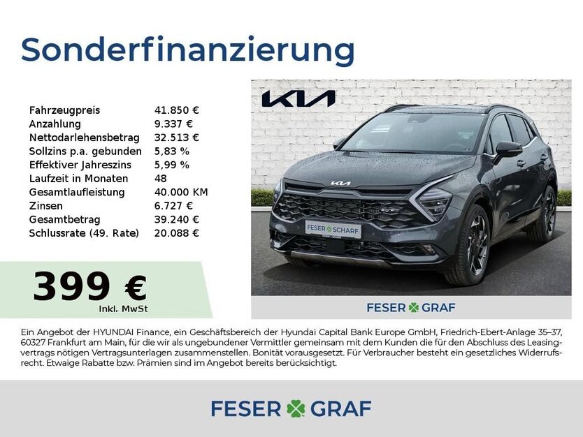 Kia Sportage 4.950 km 39.850 € Nürnberg 90425