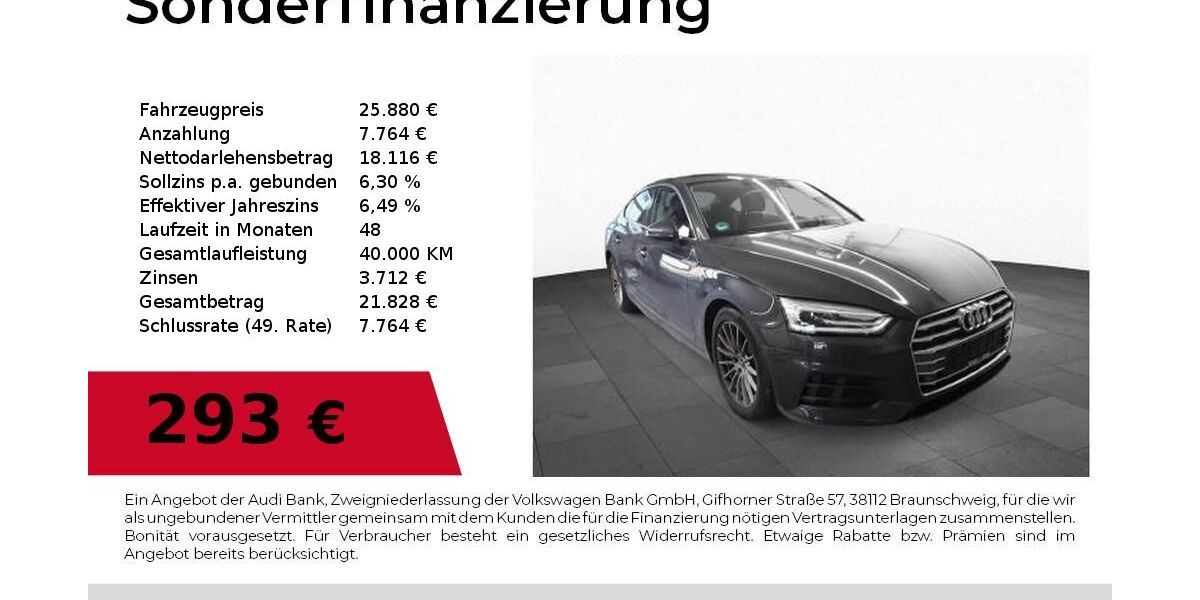 Audi A5 41.330 km 25.880 &euro; Nürnberg 90411