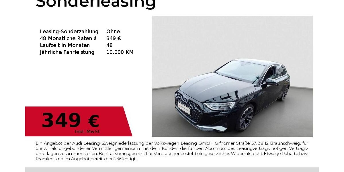 Audi A3 9.404 km 38.440 &euro; Nürnberg 90411