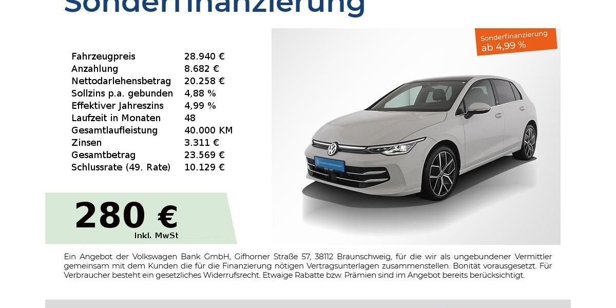 VW Golf 17.450 km 28.840 &euro; Nürnberg 90441