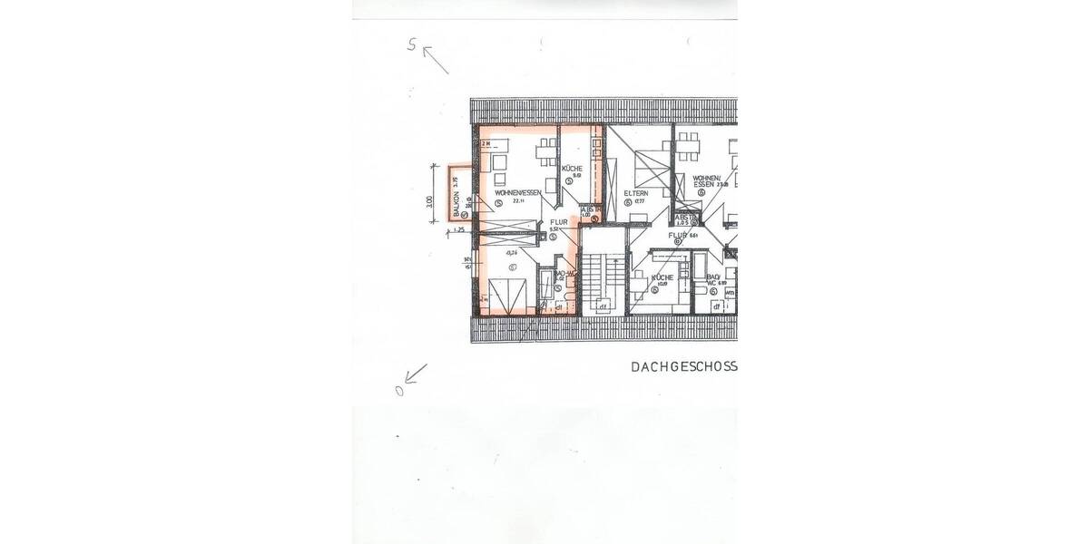 Etagenwohnung Petersaurach - 2 Zimmer, 55 m&sup2;, 590&euro; | Angebot:26886052