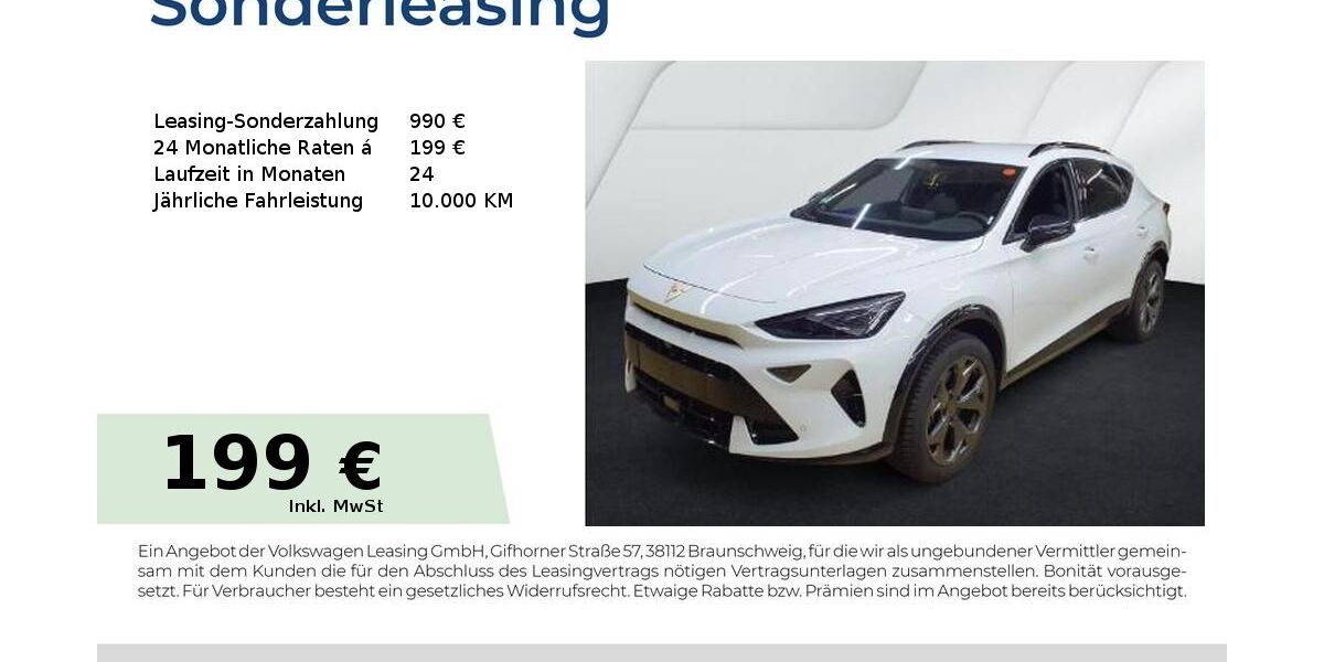 Cupra Formentor 23.550 km 31.450 &euro; Schwabach 91126