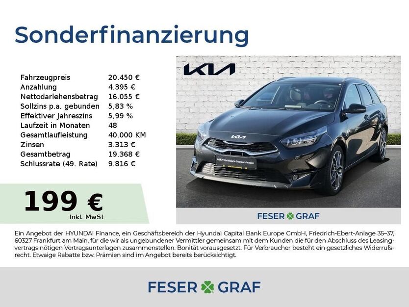 Kia ceed Sportswagon 20.217 km 20.450 € Roth 91154