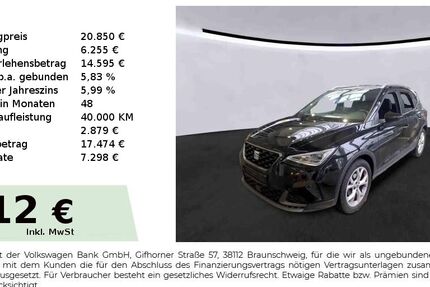 Seat Arona 51.250 km 20.850 &euro; Nürnberg 90431