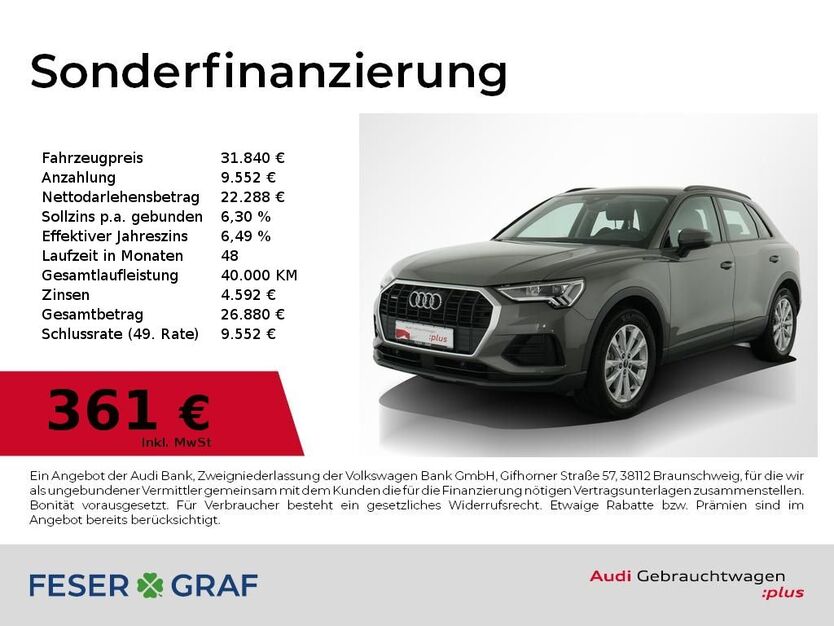 Audi Q3 63.800 km 31.840 € Nürnberg 90411