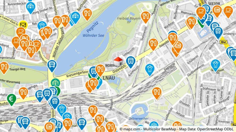 Etagenwohnung Nürnberg Tullnau - 3 Zimmer, 67 m&sup2;, 310.000&euro; | Angebot:26908324