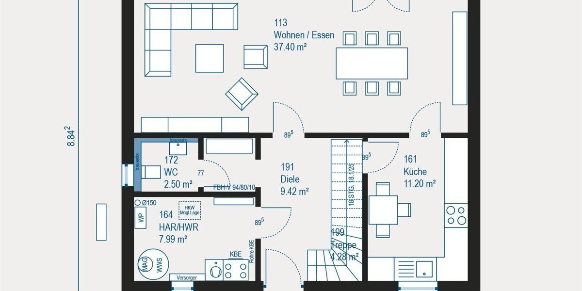 Projektiertes Einfamilienhaus in Herzogenaurach: Individuell gestaltbar - Einfamilienhaus Herzogenaurach | Angebot:27634486