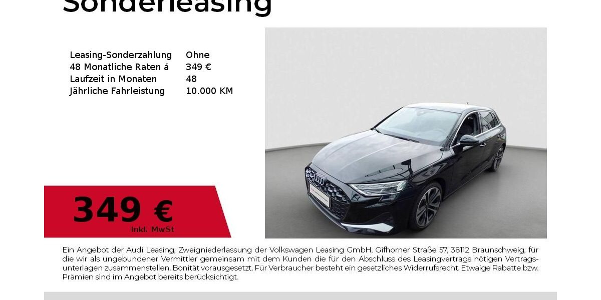 Audi A3 9.855 km 38.780 &euro; Nürnberg 90411