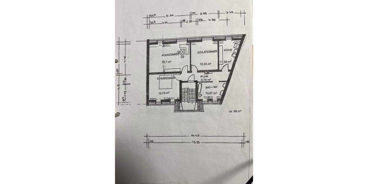 Etagenwohnung Zirndorf - 4 Zimmer, 100 m&sup2;, 270.000&euro; | Angebot:25760378