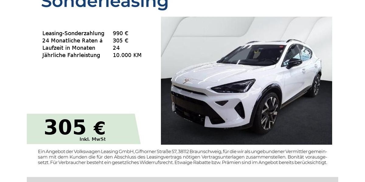 Cupra Formentor 19.700 km 42.950 &euro; Schwabach 91126