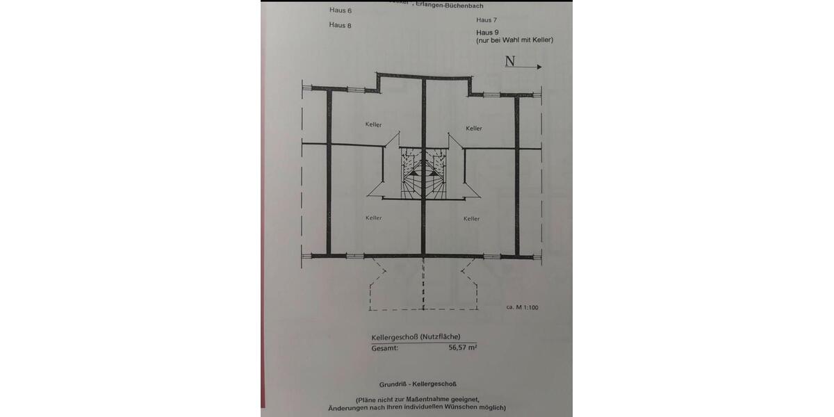 Reihenhaus Erlangen Alterlangen - 5 Zimmer, 122 m&sup2;, 649.000&euro; | Angebot:27618382