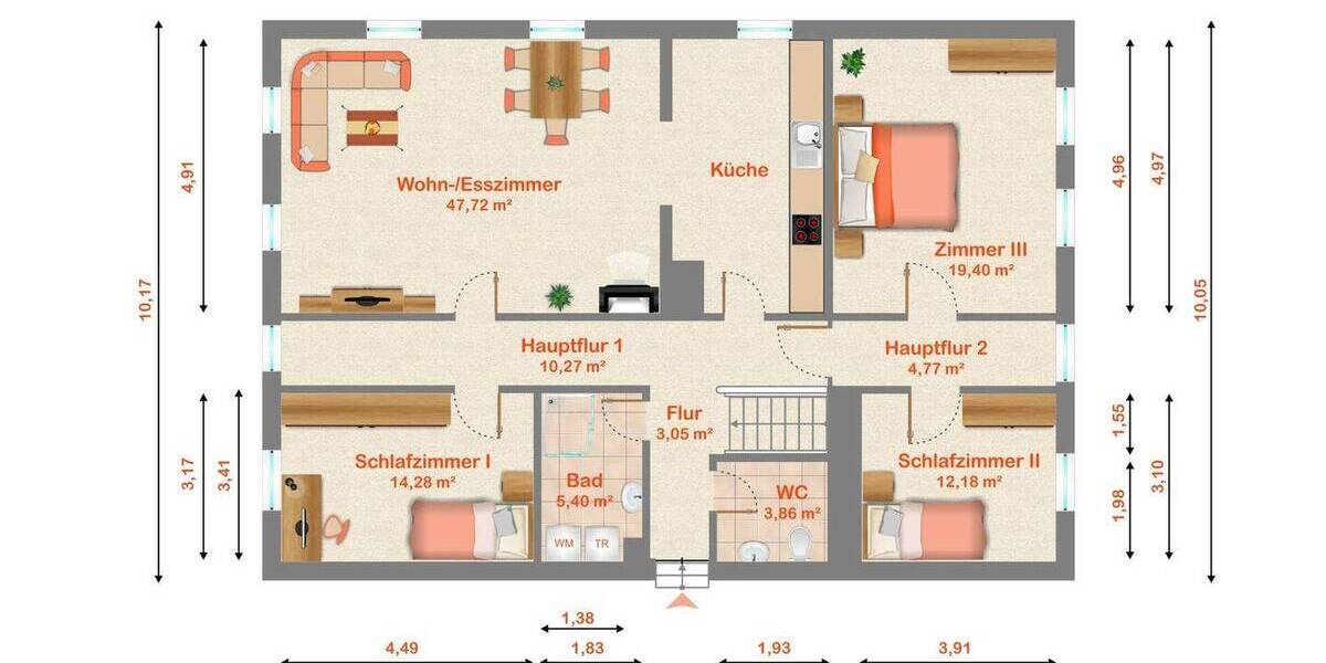 Einfamilienhaus Engelthal - 7 Zimmer, 216 m&sup2;, 1.990&euro; | Angebot:26694551