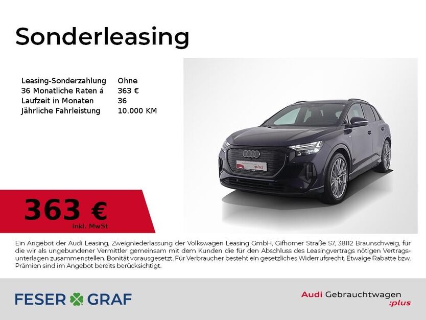 Audi Q4 e-tron 10.782 km 43.480 € Nürnberg 90411