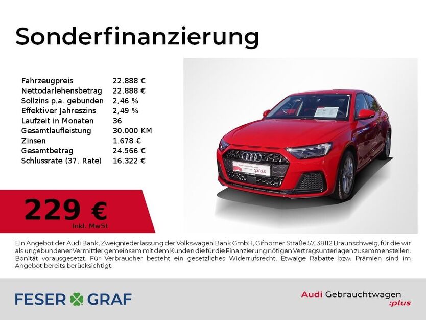 Audi A1 7.682 km 22.480 € Lauf an der Pegnitz 91207
