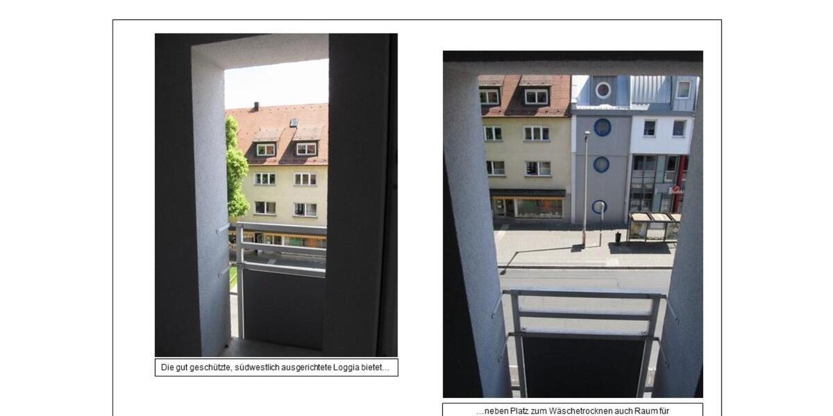 Etagenwohnung Nürnberg Zerzabelshof - 2 Zimmer, 60 m&sup2;, 990&euro; | Angebot:25572155